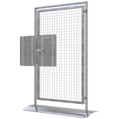 Mobile fence door | with handle or panic lock | with handle with panic function type D